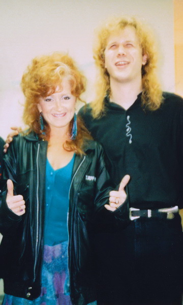 Jeff Healey - Bonnie Raitt - San Francisco 1990 - (courtesy the Joe Rockman Archive)